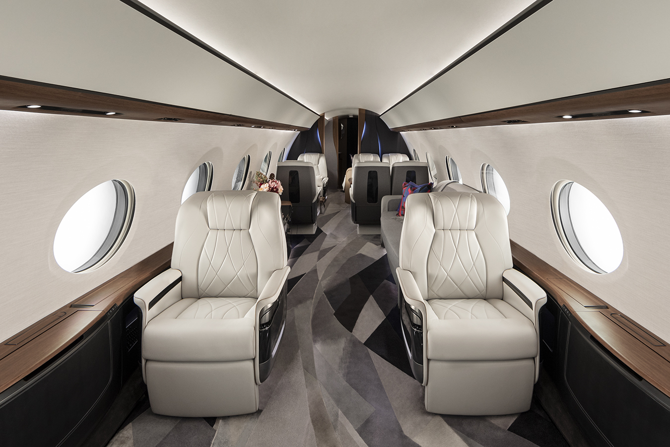 Luxury interior of Gulfstream G700 - the aircraft that Sun Air will exploit in Vietnam