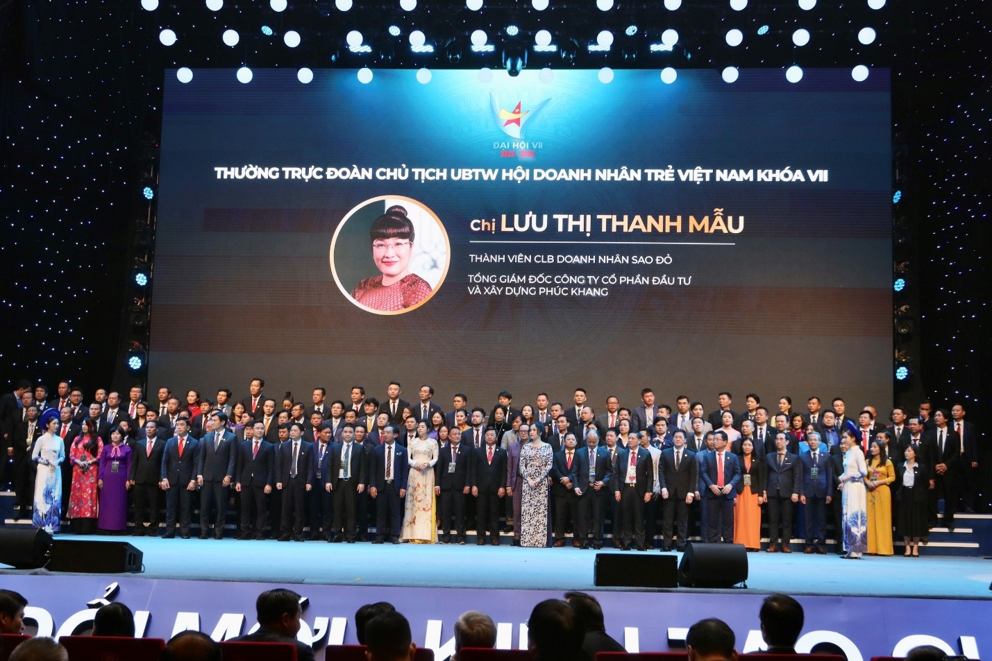 CEO Phuc Khang Corporation – Ms Luu Thi Thanh Mau was elected as the Permanent Vice President of the Central Committee of the Vietnam Young Entrepreneurs Association, term VII.