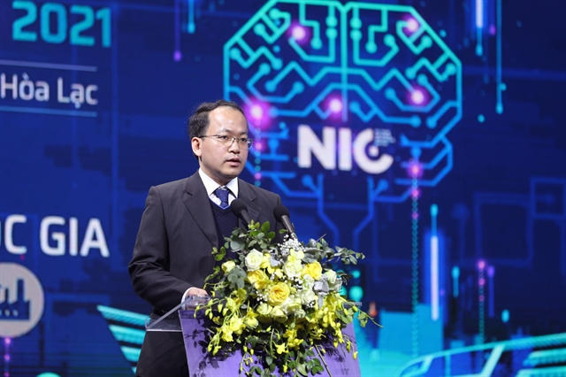 Director of the National Innovation Centre under the Ministry of Planning and Investment Vũ Quốc Huy. — Photo mpi.gov.vn