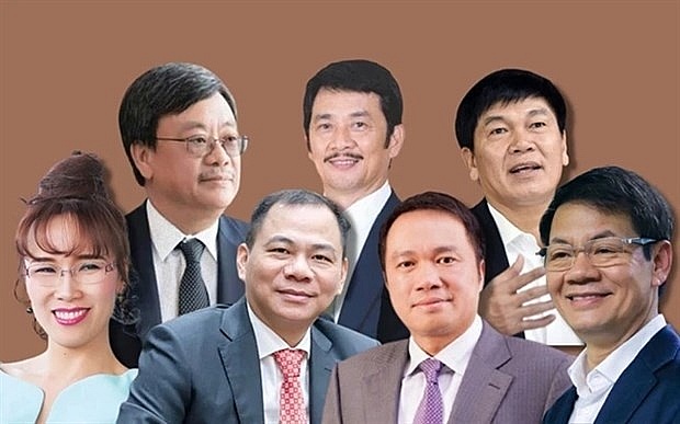 7 tỷ phú Việt Nam trong danh sách của Forbes.  (Ảnh: cafef.vn)