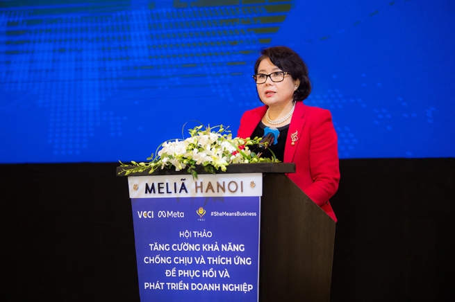 Nguyen Thi Tuyet Minh, chairwoman of the Vietnam Women Entrepreneurs Council (VWEC)