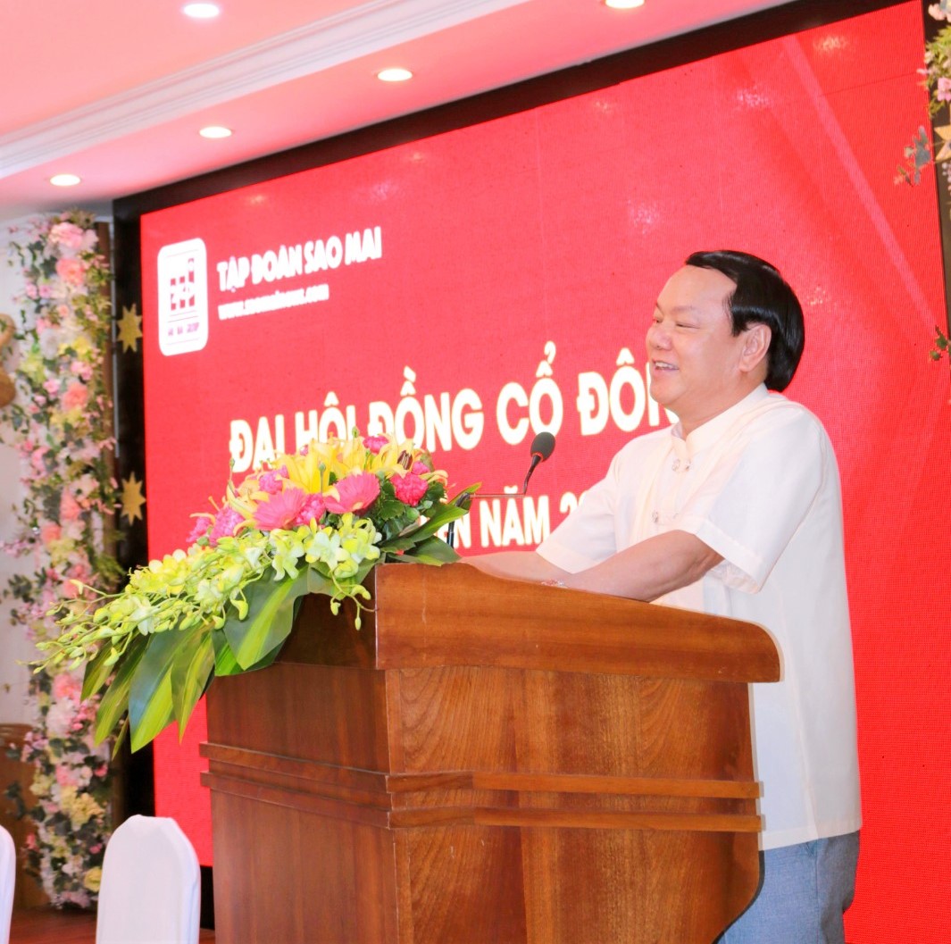 Ông Lê Thanh Thuấn, Tổng Giám đốc Tập đoàn Sao Mai, kiên địnhđưa ASM tăng trưởng mạnh mẽ 2022