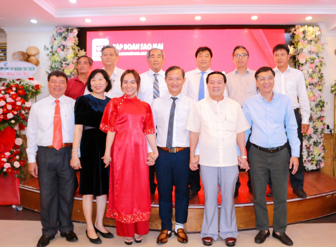 Leaders of Sao Mai Group and its strategic shareholders