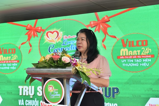 Bà Lê Tuyết Mai – Phó Giám đốc Quỹ Bảo Trợ Trẻ Em Việt Nam phát biểu ý kiến tại sự kiện