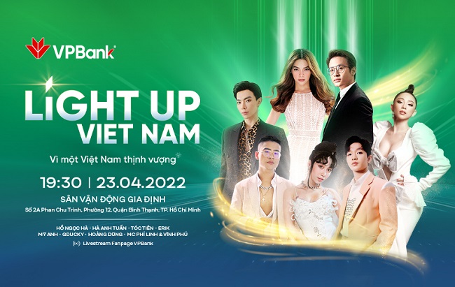 Đại nhạc hội do VPBank tổ chức vào 23.4 tại thành phố Hồ Chí Minh