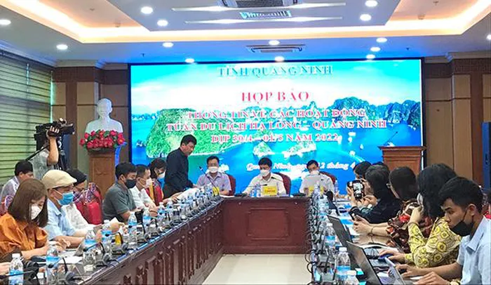Họp báo thông tin về các hoạt động của Tuần du lịch Hạ Long - Quảng Ninh 2022