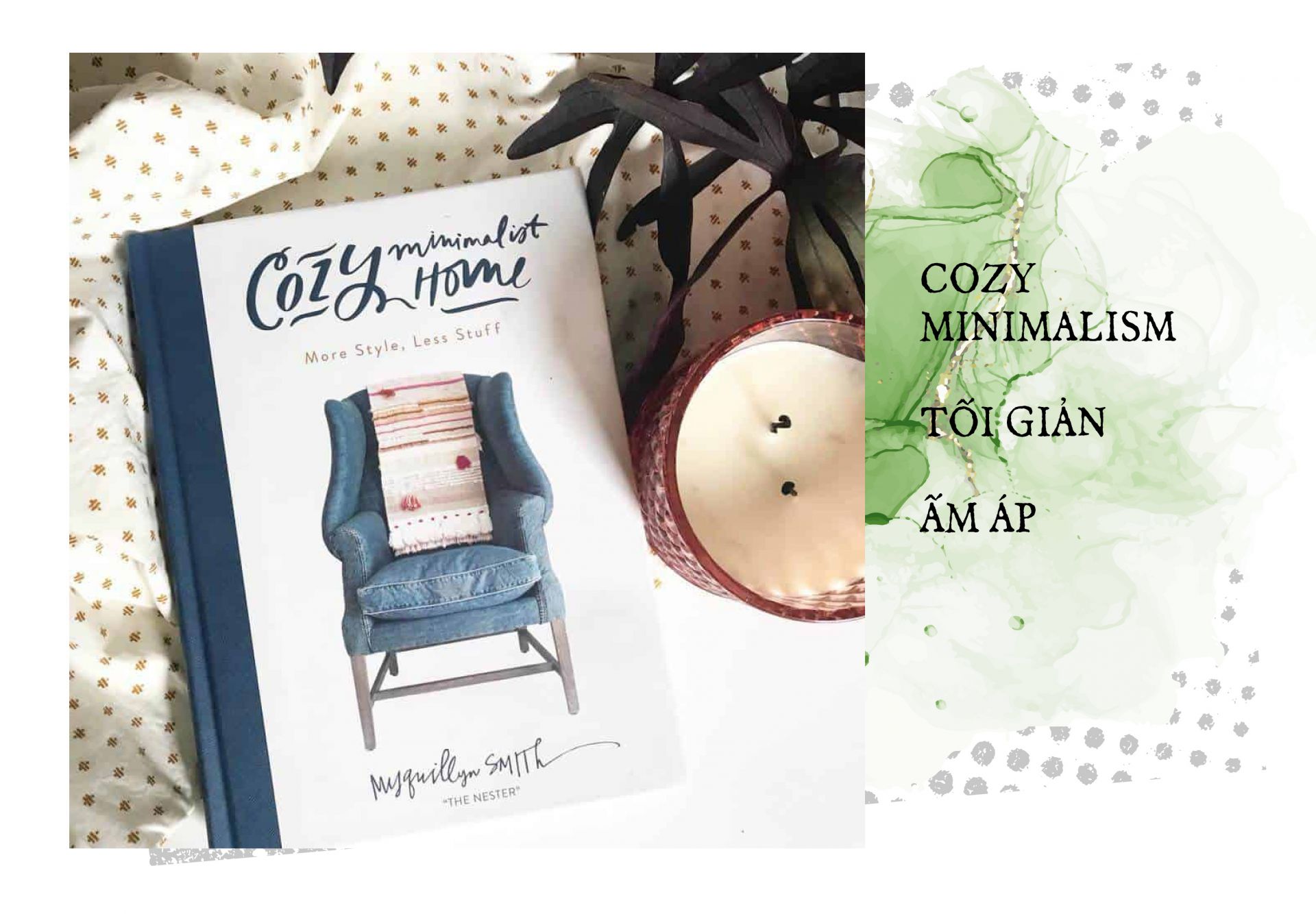 &ldquo;Cozy Minimalism&rdquo; cũng được sử dụng nhiều trong lĩnh vực  interior design (nội thất). N&oacute; l&agrave; một phong c&aacute;ch tối giản k&egrave;m  theo một ch&uacute;t t&iacute;nh thẩm mỹ tạo n&ecirc;n một kh&ocirc;ng gian ấm c&uacute;ng  v&agrave; dễ chịu.  Cozy minimalism c&ograve;n xuất hiện ở cả mặt tinh thần chứ kh&ocirc;ng  chỉ dừng lại ở mặt kh&ocirc;ng gian vật chất. Khi nhắc đến lối sống  tối giản trong t&acirc;m tr&iacute; th&igrave; thường người ta hay nghĩ đến chuyện  gạt bỏ những cảm x&uacute;c ti&ecirc;u cực, những mối quan hệ kh&ocirc;ng l&agrave;nh  mạnh, những c&ocirc;ng việc kh&ocirc;ng c&oacute; gi&aacute; trị để đ&oacute;n những điều c&oacute;  &yacute; nghĩa hơn, v&iacute; dụ như một mối quan hệ chặt chẽ bền vững,  những cảm x&uacute;c t&iacute;ch cực hay l&agrave; một việc l&agrave;m quan trọng c&oacute; &iacute;ch  cho bản th&acirc;n.  Ảnh: Scandinavia Meets Japan In These Minimalist Work  Spaces  Sống tối giản kh&ocirc;ng chỉ đơn thuần l&agrave; gạt bỏ v&agrave; giữ lại, n&oacute; c&ograve;n  gi&uacute;p con người ta tập trung v&agrave;o từng khoảnh khắc, gi&acirc;y ph&uacute;t  hiện tại trong cuộc sống, gi&uacute;p ch&uacute;ng ta t&igrave;m kiếm được những  niềm vui giản dị v&agrave; ấm &aacute;p trong những điều nho nhỏ xuất hiện  xung quanh.