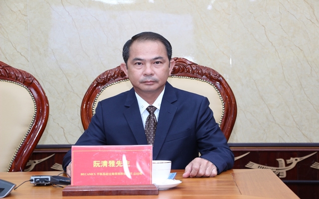 Ông Nguyễn Thanh Nhã – Tổng Giám đốc Công ty CP Phát triển hạ tầng kỹ thuật Becamex – Bình Phước