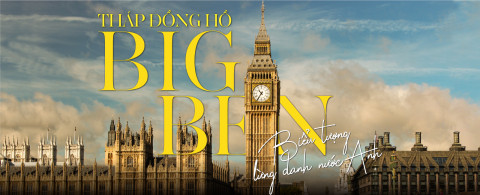 Tháp đồng hồ Big Ben - Biểu tượng lừng danh nước Anh