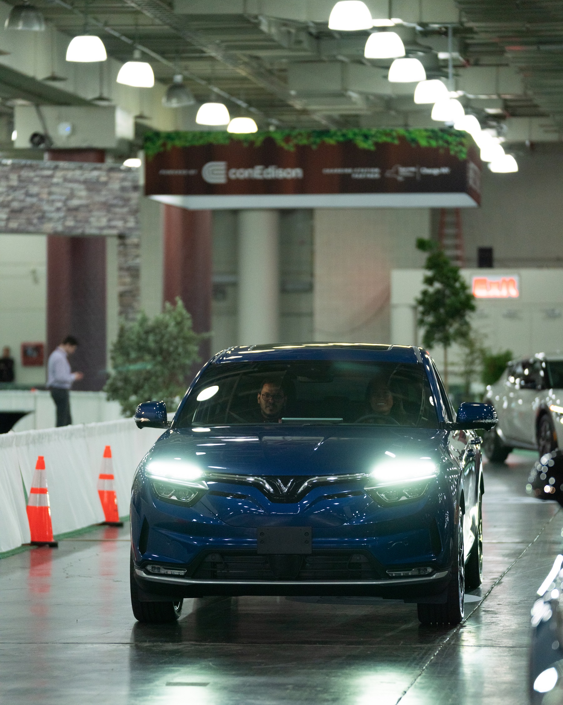 VinFast VF 8 electric car model of NYIAS 2022.