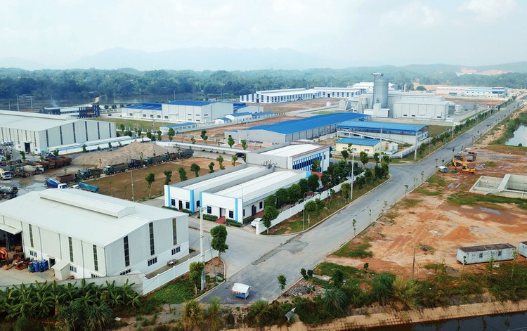 Các hạng mục xây dựng tại Khu công nghiệp Phú Hà tỉnh Phú Thọ (Ảnh minh họa)