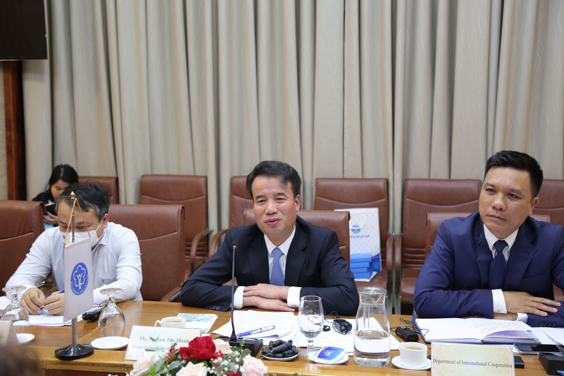 Tổng Giám đốc Nguyễn Thế Mạnh: Hoạt động hợp tác giữa BHXH Việt Nam và WB đóng góp tích cực trong quá trình phát triển và hiện đại hóa ngành BHXH Việt Nam.