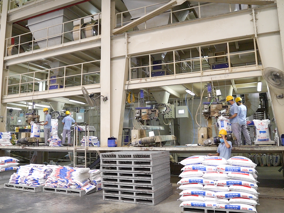 In 2021, Vinafeed Group supplied the domestic market with about 500,000 tons of animal feed In 2021, Vinafeed Group supplied the domestic market with about 500,000 tons of animal feed