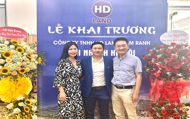 Lễ khai trương Công ty TNHH HD Land Cam Ran tại chi nhánh Hà Nội