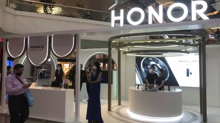 Honor là người chơi thứ năm trên thị trường điện thoại thông minh Trung Quốc vào năm 2021 với thị phần 11,7%. (Ảnh của Takashi Kawakami)