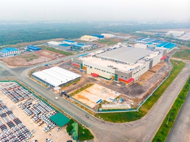 The main leverage of foreign capital inflows in the first quarter of this year came from the industrial real estate segment. (Photo kinhtechungkhoan.vn)