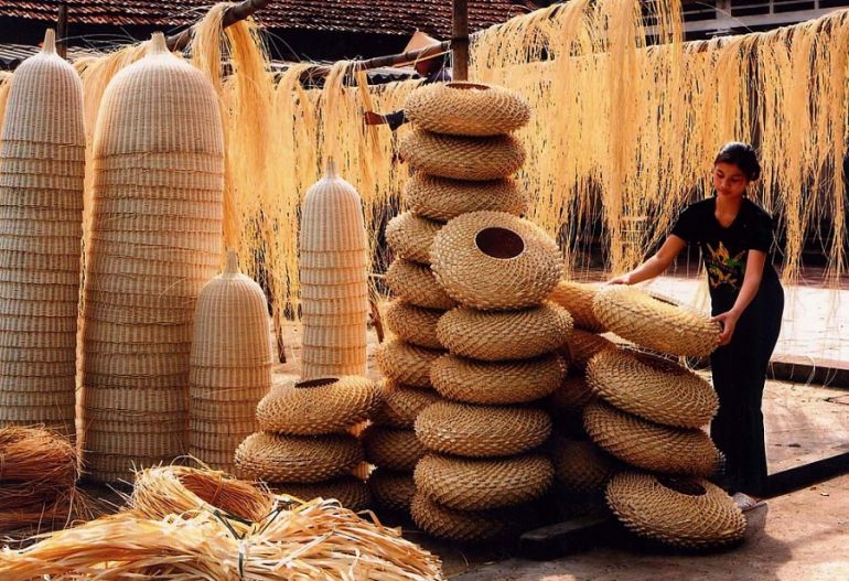 Kim ngạch xuất khẩu sản phẩm mây, tre, cói, thảm tăng chậm lại trong tháng 4