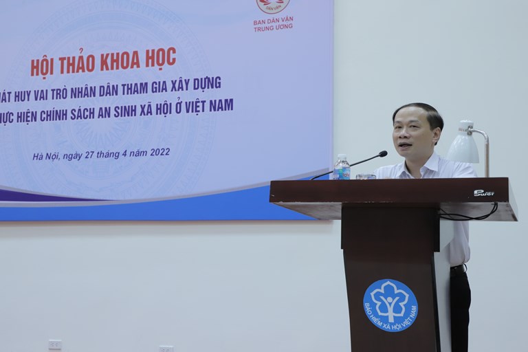 Phạm Tất Thắng - Ủy viên BCH Trung ương Đảng, Phó Trưởng ban thường trực Ban Dân vận Trung ương phát biểu kết luận Hội thảo