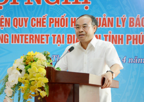 Phú Thọ: Sơ kết 02 năm công tác chỉ đạo, quản lý báo chí và thông tin trên mạng Internet tại địa bàn