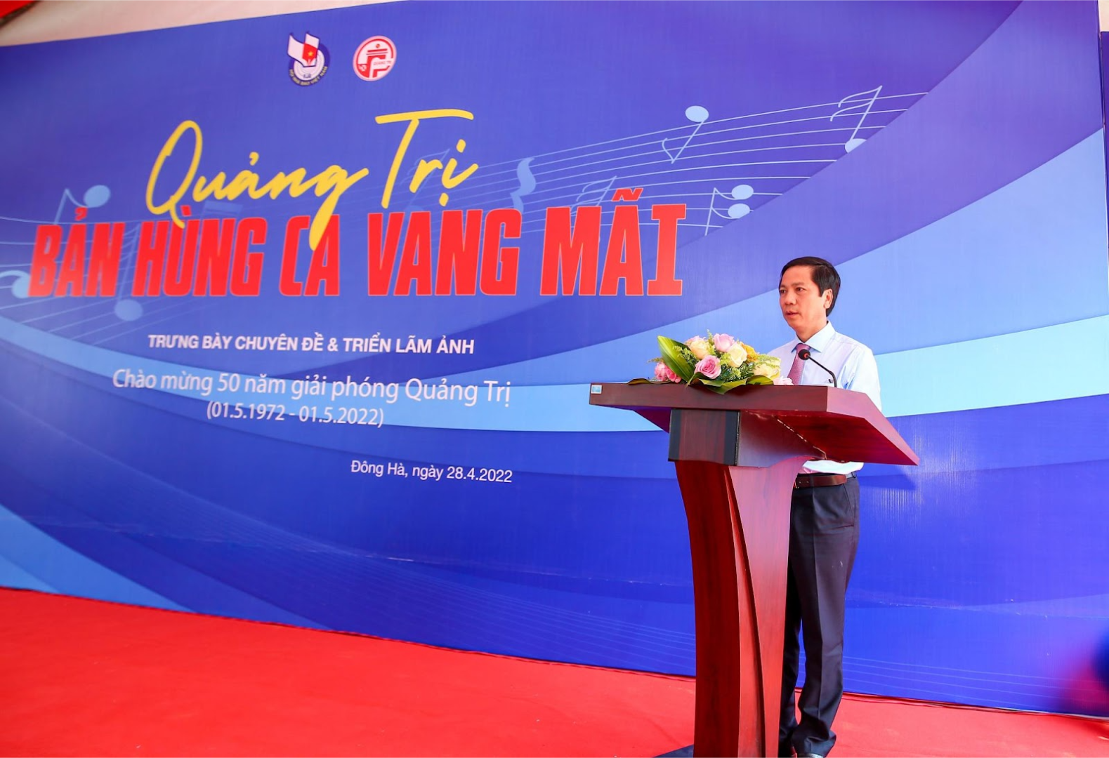 Ông Hoàng Nam – Tỉnh ủy viên, Phó Chủ tịch UBND tỉnh Quảng Trị 
phát biểu chào mừng