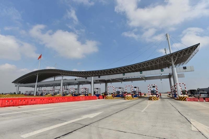 Xây dựng 3 giai đoạn thu phí không dừng, thí điểm tuyến cao tốc Hà Nội - Hải Phòng