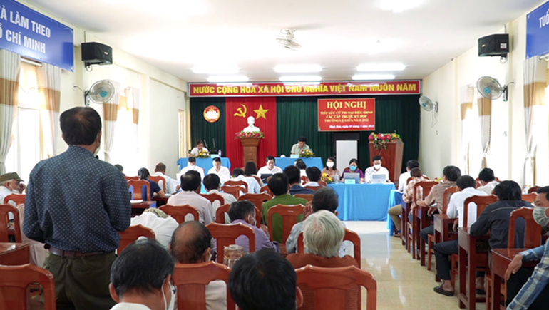 Quảng Ngãi: Đại biểu HĐND tiếp xúc cử tri tại xã Bình Thuận, huyện Bình Sơn
