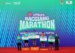 Hơn 1.000 VĐV hoàn tất hai cự ly 5km – 10km tại giải chạy VPBank Bắc Giang Marathon lần thứ hai