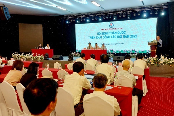 Hội Nhà báo Việt Nam đã tổ chức hội nghị toàn quốc triển khai nhiệm vụ năm 2022 tại Thanh Hóa