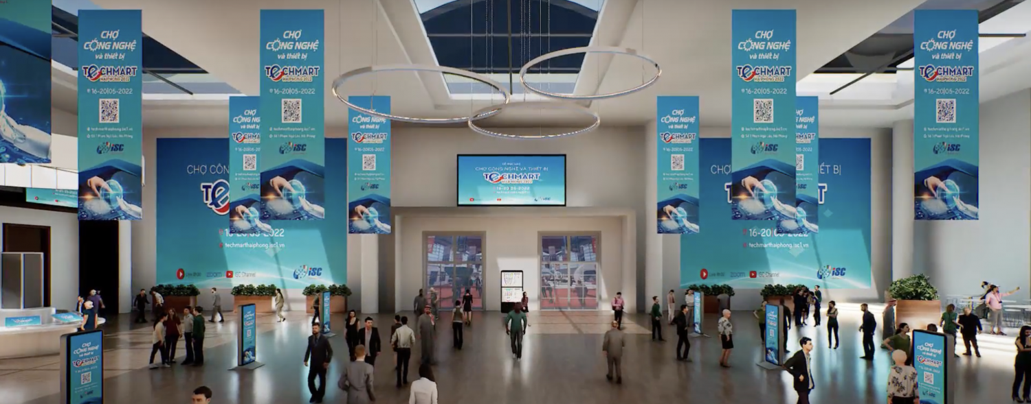 Tham quan không gian triển lãm 3D Techmart Haiphong 2022