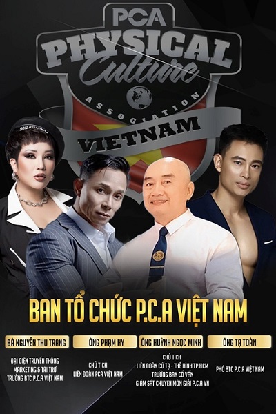 Ban Tổ chức Giải vô địch thể hình P.C.A Việt Nam 2022