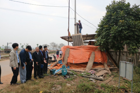 Vĩnh Phúc: Huyện Vĩnh Tường quyết liệt xử lý các trường hợp lấn chiếm đất đai