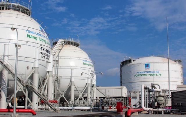 Facilities of PetroVietnam Gas JSC (GAS). GAS increased by 4.5 per cent last week. — Photo pvgas.com.vn