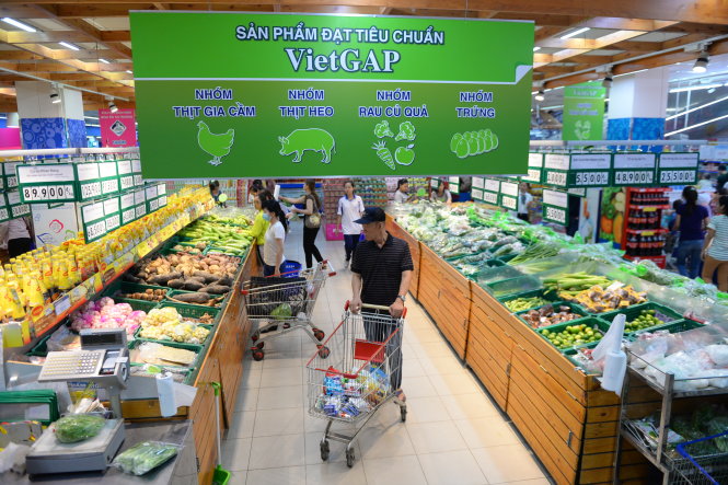 Trong 4 tháng đầu năm 2022, giá thực phẩm biến động giảm 0,94% do Việt Nam tự chủ được nguồn cung lương thực, thực phẩm trong nước (ảnh minh họa, nguồn: Hữu Khoa)