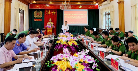 Ban Pháp chế HĐND tỉnh Phú Thọ làm việc tại Trại giam Tân Lập thuộc huyện Hạ Hòa