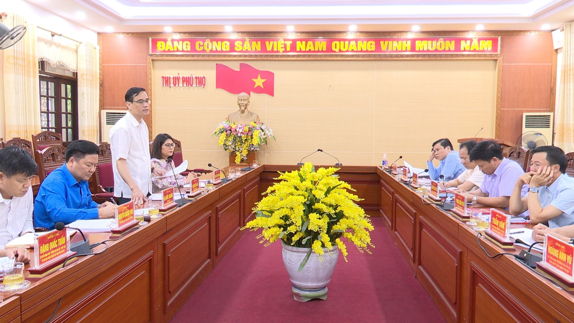 Chủ tịch Ủy ban MTTQ tỉnh Phú Thọ kết luận buổi giám sát