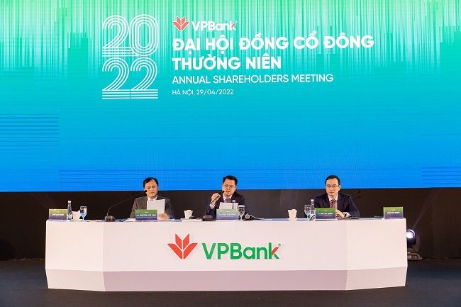 Ban lãnh đạo VPBank tại Đại hội đồng cổ đông 2022