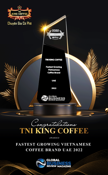 Thương hiệu cà phê Việt Nam phát triển nhanh nhất UAE năm 2022 dành cho King Coffee
