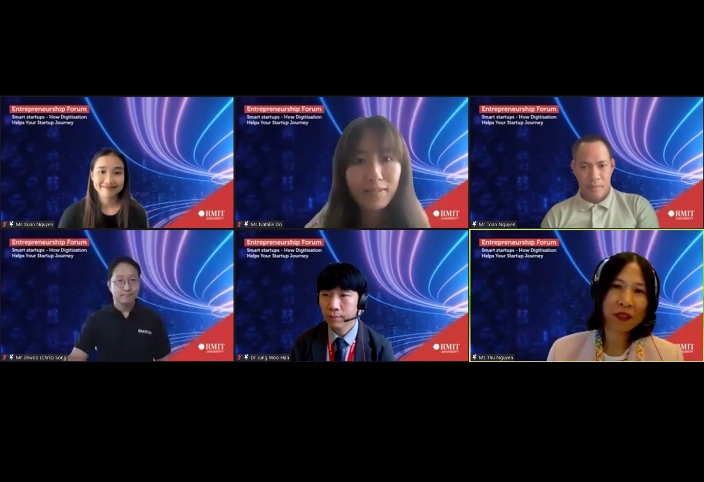 Speakers shared insights on building the future of digital startups for Vietnam at the RMIT Entrepreneurship Forum.