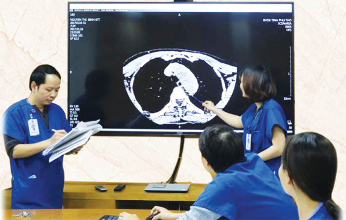 Bệnh viện Đa khoa tỉnh Phú Thọ sử dụng phần mềm PACS phục vụ khám, chữa bệnh