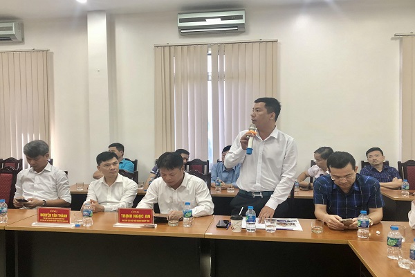 Đại diện Hội Doanh nhân trẻ tỉnh Thanh Hóa, ông Nguyễn Văn Tuấn phát biểu