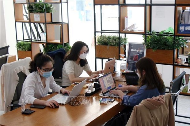 Saigon Innovation Hub is a co-working space for entrepreneurs located in District 3, Ho Chi Minh City. (Photo: VNA)