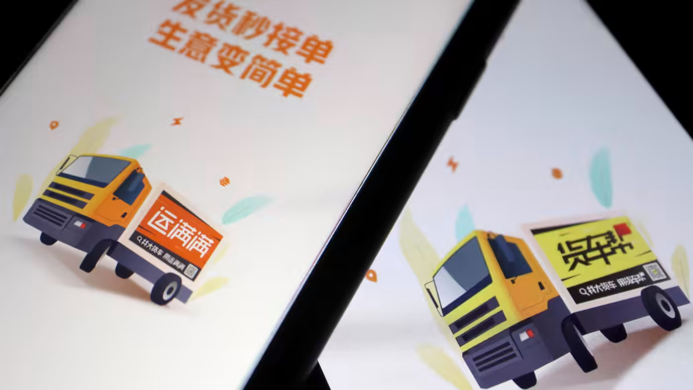 Các ứng dụng gọi xe tải của Trung Quốc Huochebang và Yunmanman đã bị ngừng tiếp nhận khách hàng mới trong gần một năm sau khi Bắc Kinh mở cuộc điều tra an ninh mạng chống lại chủ sở hữu của họ là Full Truck Alliance. © Reuters