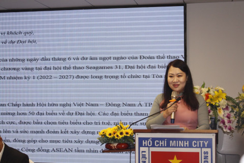 The very first Congress of the Vietnam-Southeast Asia Friendship Association (period 2022-2027) in Ho Chi Minh City