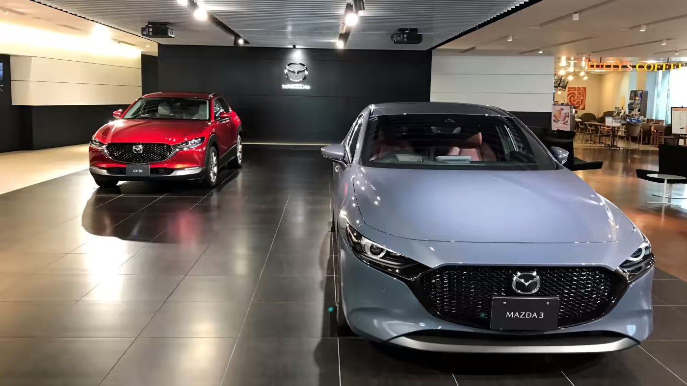 Mazda sẽ tăng giá hai mẫu xe, trong đó có mẫu xe nhỏ gọn chủ lực là Mazda3, khoảng 3%. (Ảnh của Ryotaro Yamada)
