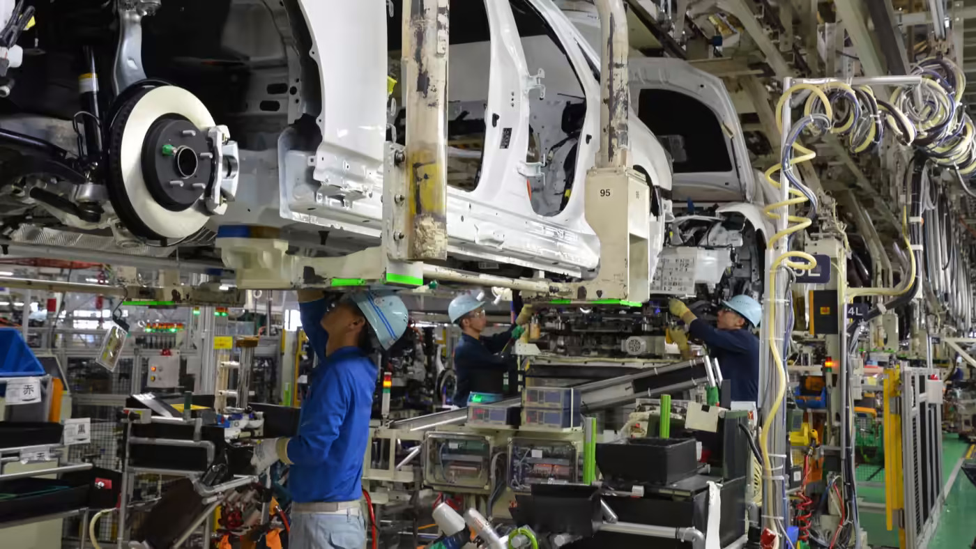 Một nhà máy lắp ráp Toyota ở tỉnh Aichi, Nhật Bản. Hãng xe dự kiến ​​sẽ tăng sản lượng trong quý III. (Ảnh: Toyota)