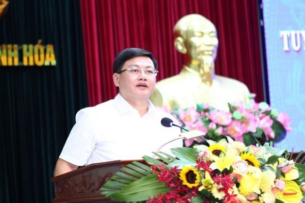 Ông: Mai Xuân Liêm Phó chủ tịch UBND tỉnh Thanh Hoá phát biểu chỉ đạo hội nghị