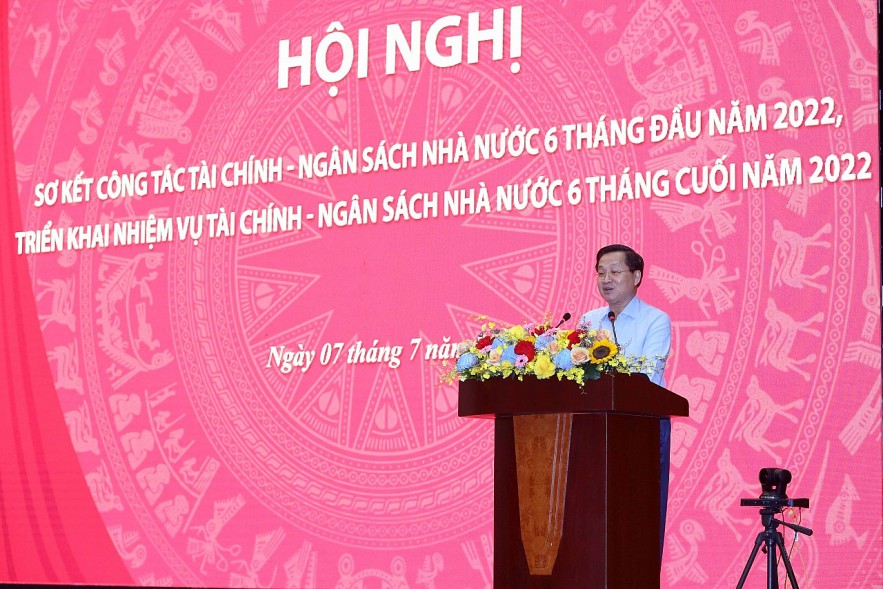 Phó Thủ tướng Lê Minh Khái phát biểu chỉ đạo tại hội nghị. Ảnh: Đức Minh