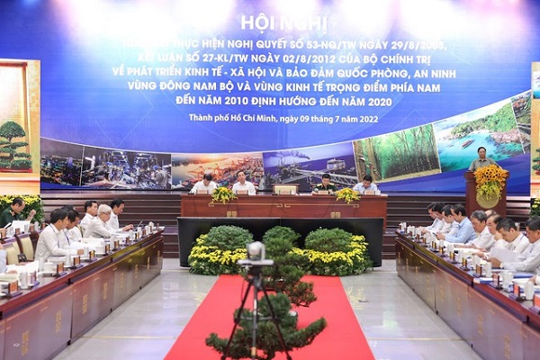 Hội nghị được tổ chức tại hai đầu cầu Thành phố Hồ Chí Minh và Văn phòng Chính phủ (Ảnh: VGP/Nhật Bắc)