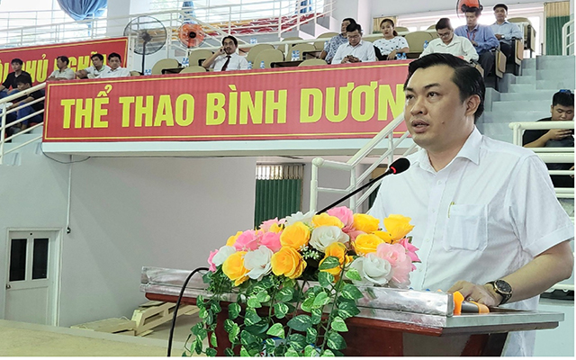 Mr Cao Van Chong, Deputy Director of Binh Duong Province's Department of Culture, Sports, and Tourism, gave the inaugural statement.