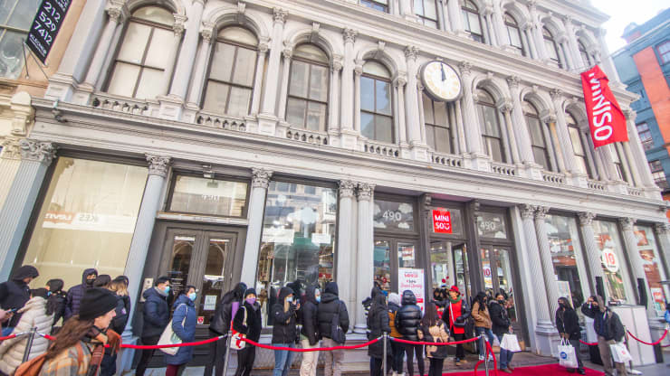 Miniso đã mở cửa hàng hàng đầu đầu tiên tại SoHo của thành phố New York vào tháng 2 năm 2022.